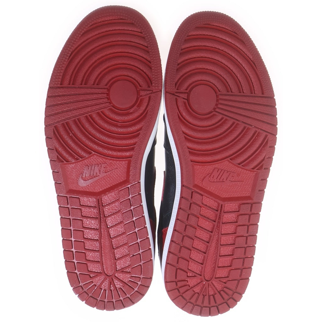 NIKE(ナイキ) 【2016年製】AIR JORDAN 1 RETRO HIGH OG BANNED BRED 555088-001 エアジョーダン1 ブレッド ハイカットスニーカー US8.5/26.5cm ブラック/レッド