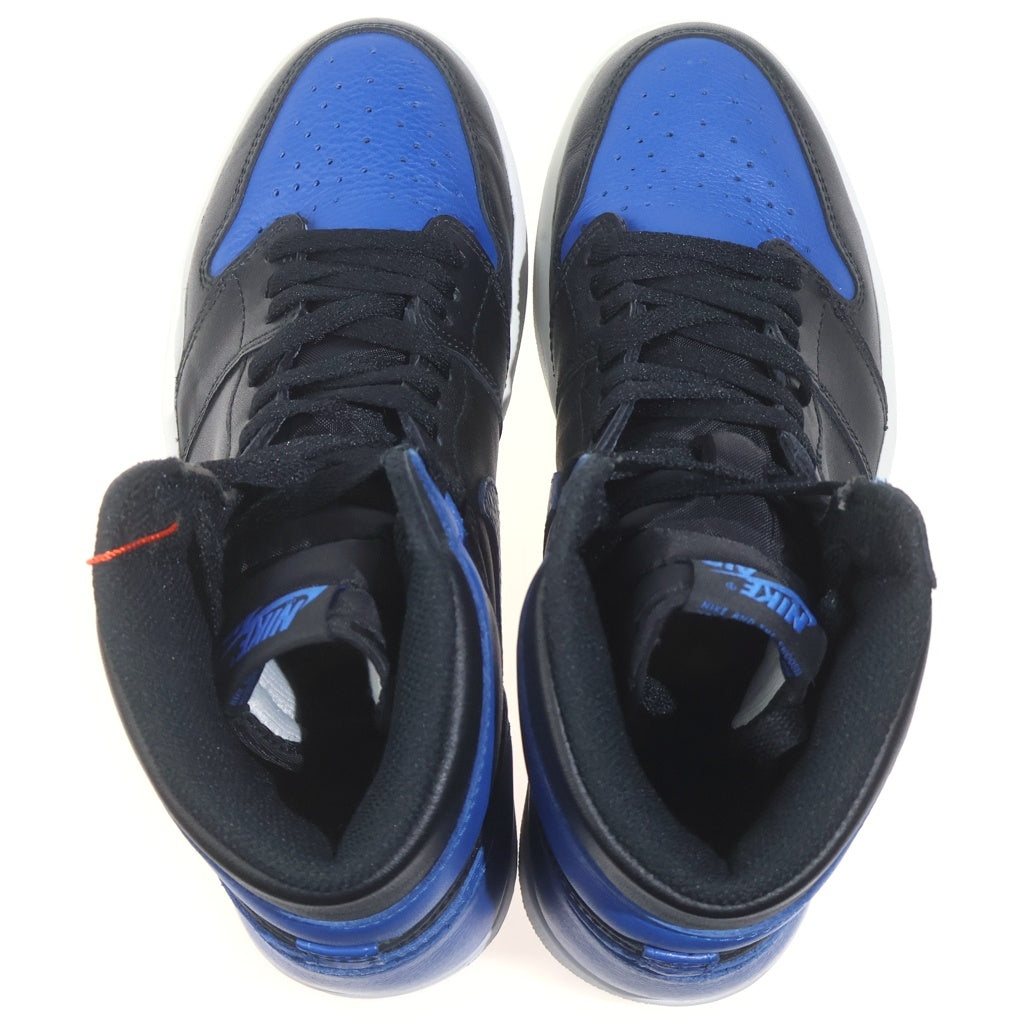 NIKE(ナイキ) 【2017年製】AIR JORDAN1 RETRO HIGH OG 555088-007 エアジョーダン1 2017 ハイカットスニーカー US8.5/26.5cm ブルー/ブラック