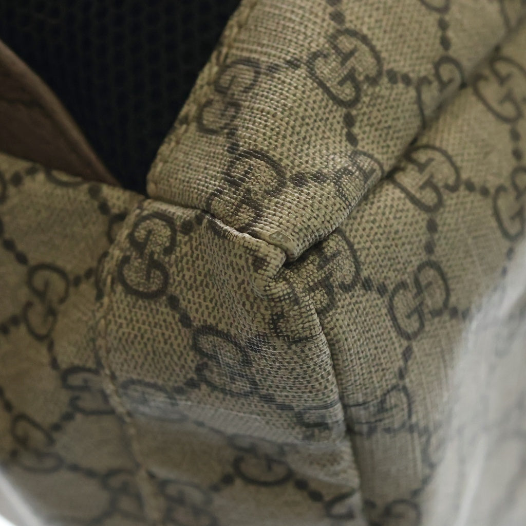GUCCI(グッチ) Soft Backpack GGスプリーム バックパック リュックサック 473869 ベージュ