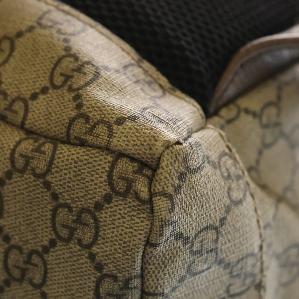 GUCCI(グッチ) Soft Backpack GGスプリーム バックパック リュックサック 473869 ベージュ