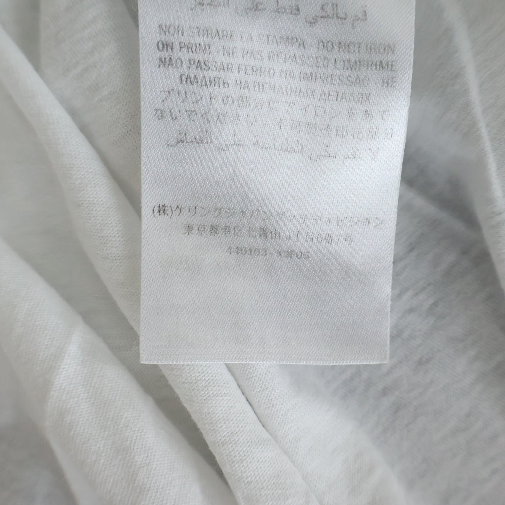 GUCCI(グッチ) フロントロゴプリント 半袖Tシャツ コットン 457095 ホワイト