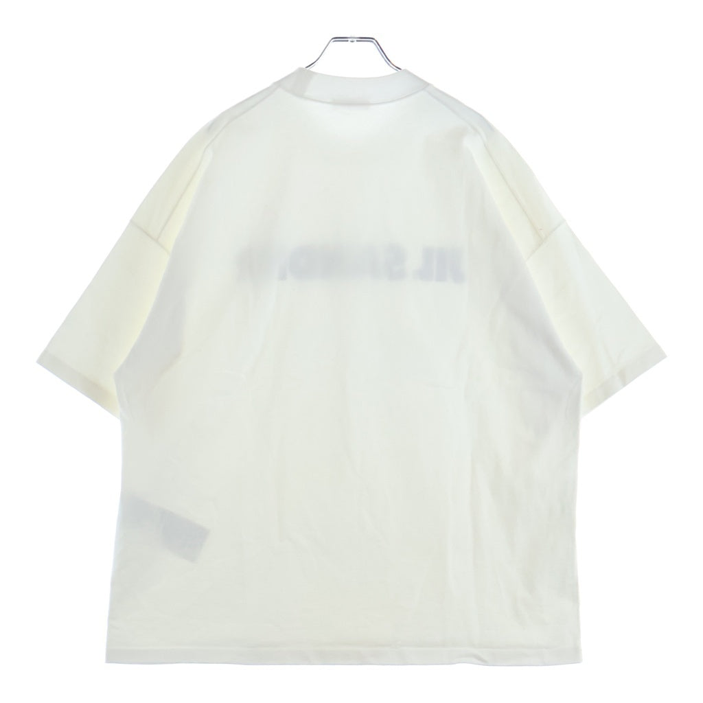 JIL SANDER(ジルサンダー) フロントロゴプリント 半袖Tシャツ コットン JSMP707020 ホワイト
