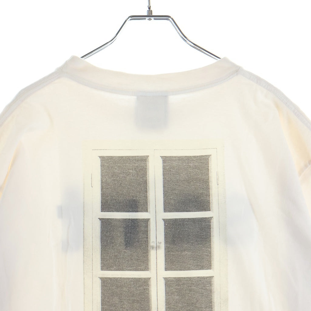 SAINT MICHAEL(セントマイケル) 21SS Door Tee ヴィンテージ加工 ドア 半袖Tシャツ SM-S21-0000-001 ホワイト