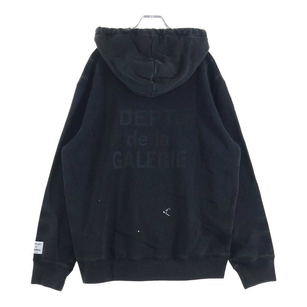 LANVIN(ランバン) 22SS x Gallery Dept. Graphic Print Hoodie ギャラリー デプト スウェットプルオーバーパーカー RM-TOG698-JR32-P22 ブラック