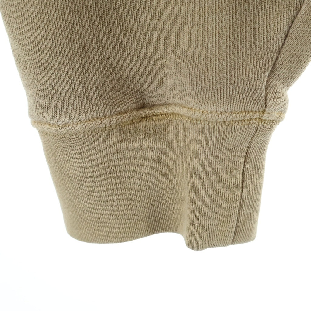 Palm Angels(パームエンジェルス) GD Curved Logo Crew フロントロゴプリント スウェットトレーナー PMBA026F21FLE004 ブラウン