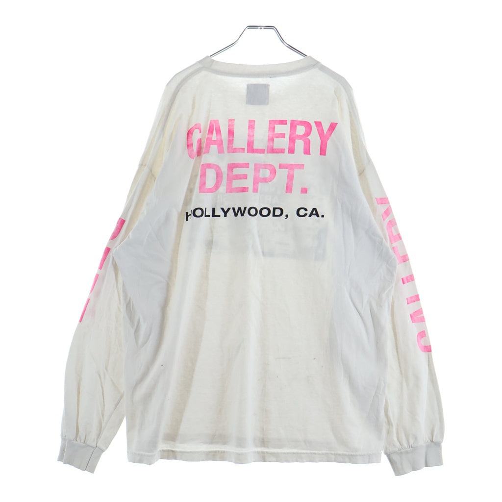 GALLERY DEPT.(ギャラリーデプト) Good Luck Collector Long Sleeve グッドラック コレクター 長袖Tシャツ ホワイト