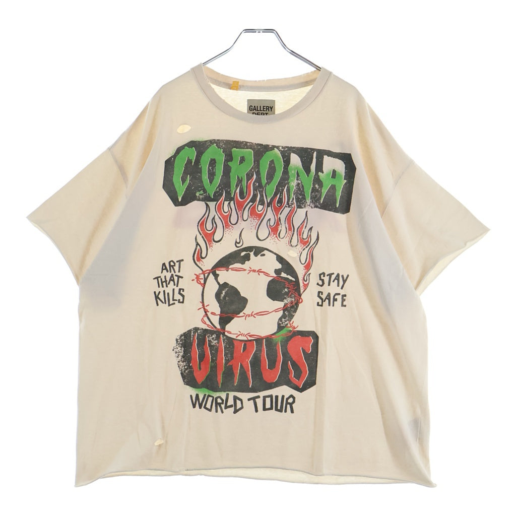 GALLERY DEPT.(ギャラリーデプト) ATK Corona Tour Tee コロナ ツアー 半袖Tシャツ ホワイト