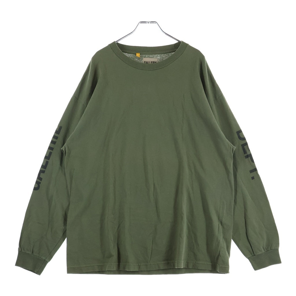 GALLERY DEPT.(ギャラリーデプト) French Souvenir Long Sleeve フレンチ スーヴニール 長袖Tシャツ カーキ