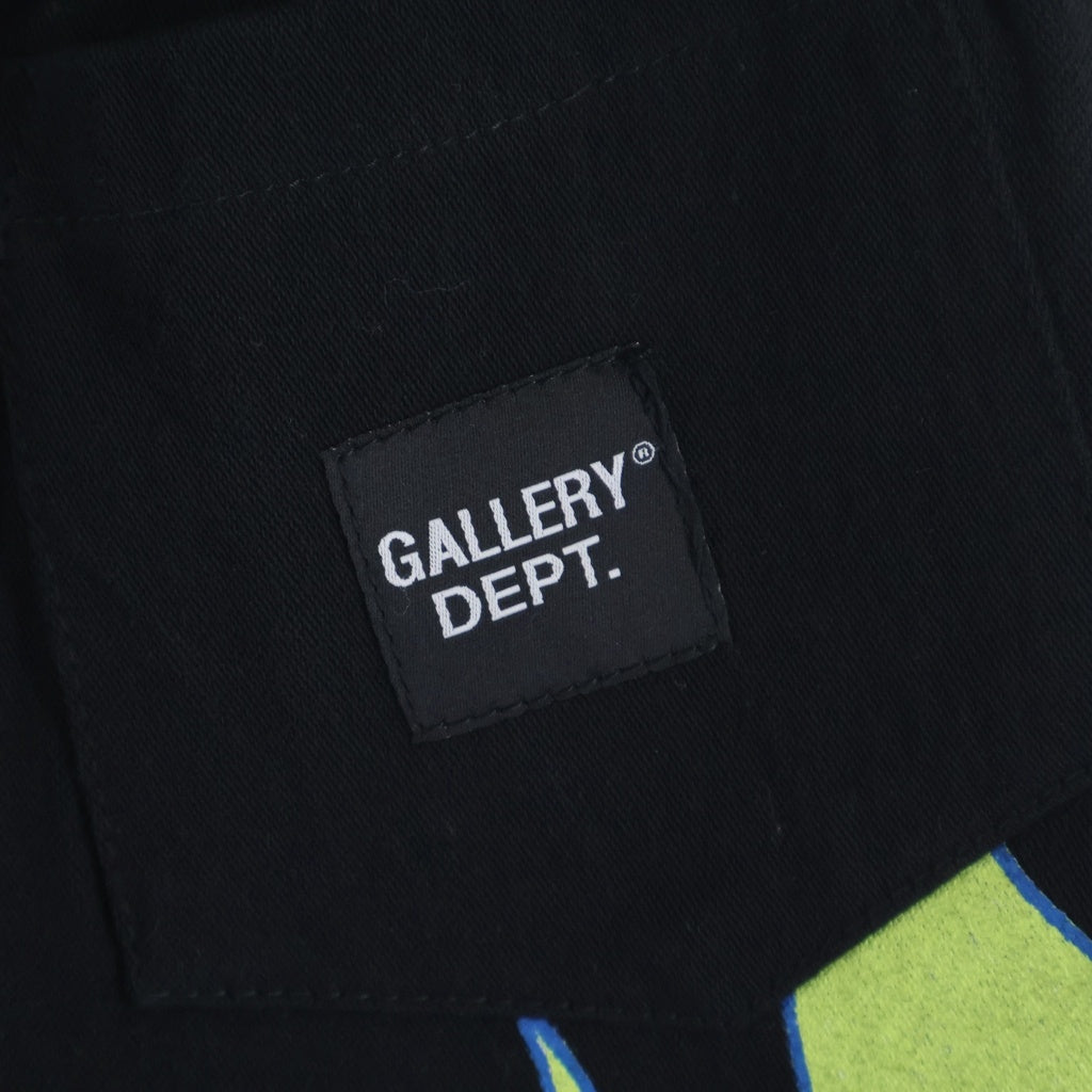 GALLERY DEPT.(ギャラリーデプト) Flame Shorts フレーム ショートパンツ ハーフパンツ ブラック