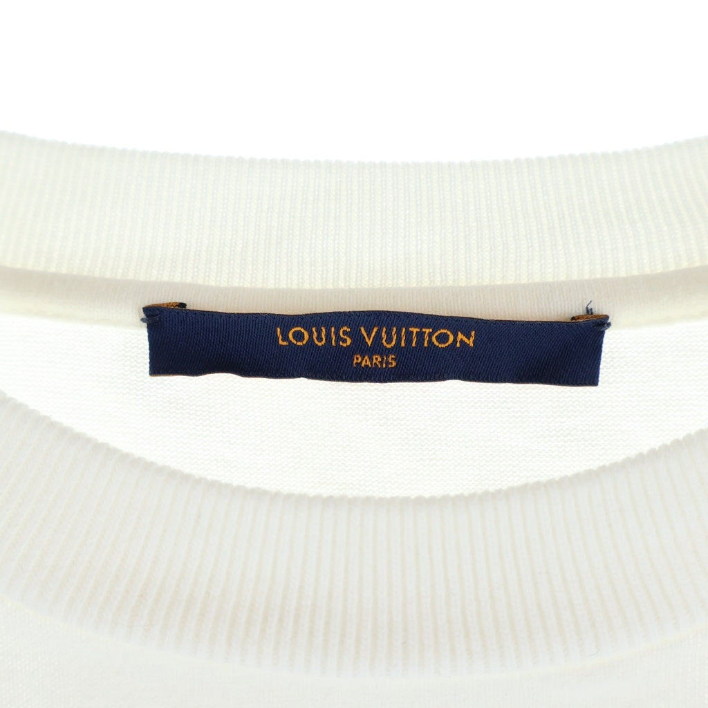 LOUIS VUITTON(ルイヴィトン) インサイドアウト クルーネック 半袖Tシャツ コットン RM212Q JYN HIY47W ホワイト