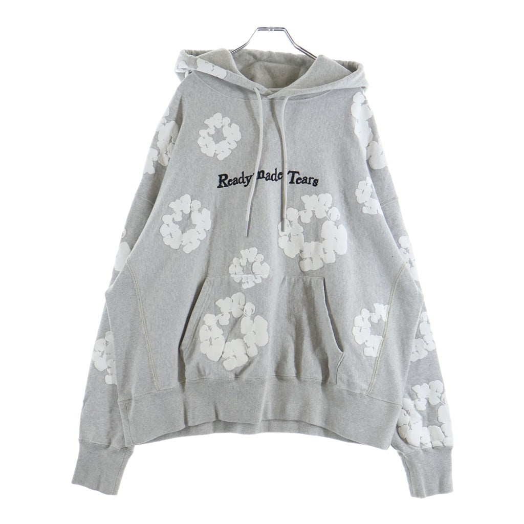 READY MADE(レディメイド) 22AW ×DENIM TEARS COTTON WREATH HOODIE デニムティアーズ スウェットプルオーバーパーカー RE-DT-GY-00-00-08 グレー
