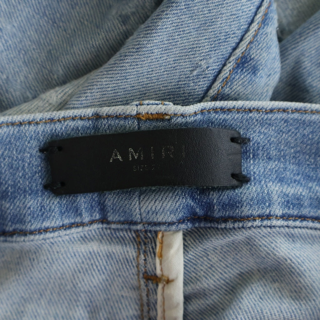 AMIRI(アミリ) ダメージ加工 スキニー デニムパンツ インディゴ