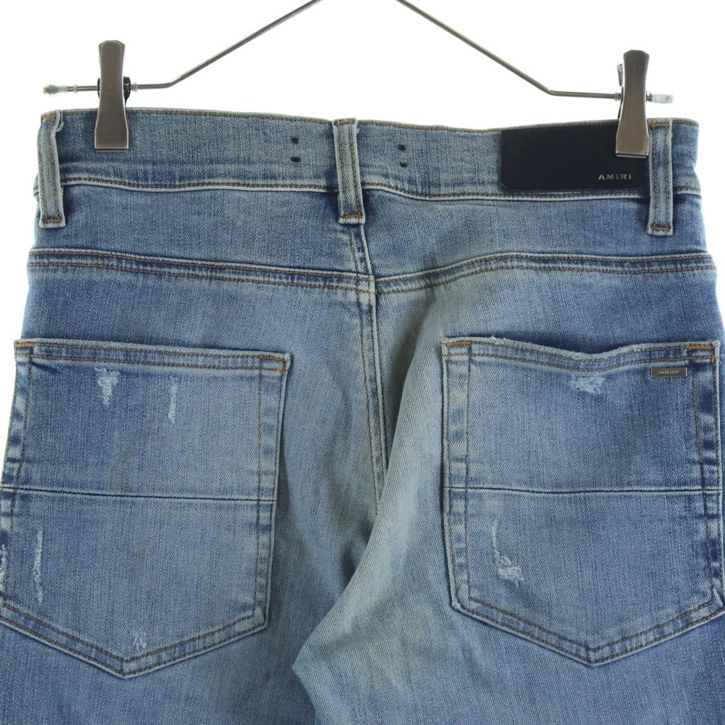 AMIRI(アミリ) MX1 Destroyed Bandana Jeans ディストロイド ダメージ加工 スキニー デニムパンツ インディゴ