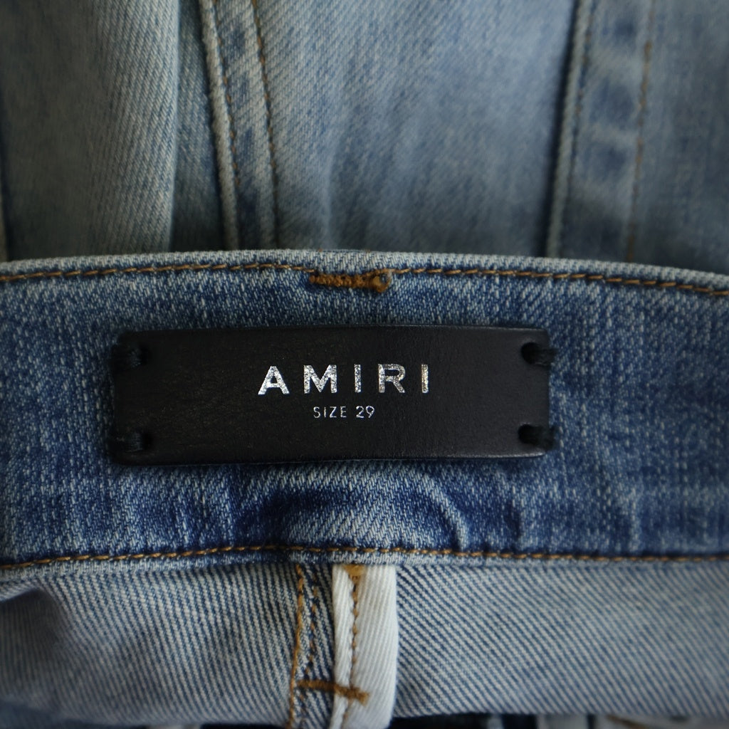 AMIRI(アミリ) MX1 Destroyed Bandana Jeans ディストロイド ダメージ加工 スキニー デニムパンツ インディゴ