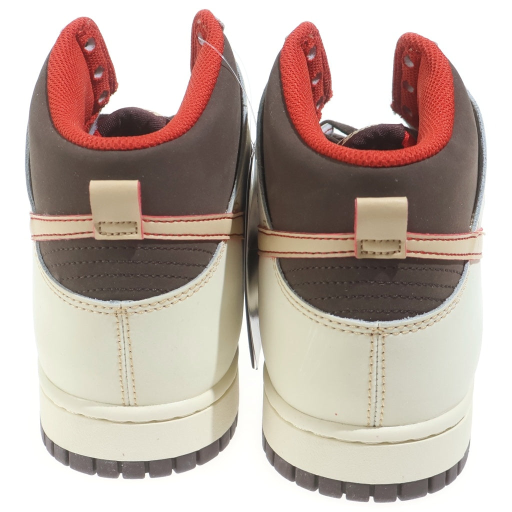 NIKE(ナイキ) DUNK HI RETRO SE FB8892-200 ダンク バロックブラウン ハイカットスニーカー US10.5/28.5cm ブラウン/ベージュ