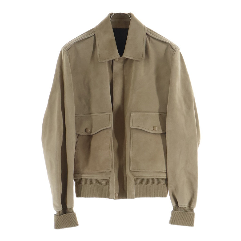 Berluti(ベルルッティ) Flight Jacket フライト ジャケット スエード カーフレザー R24LBL128KAKI ベージュ