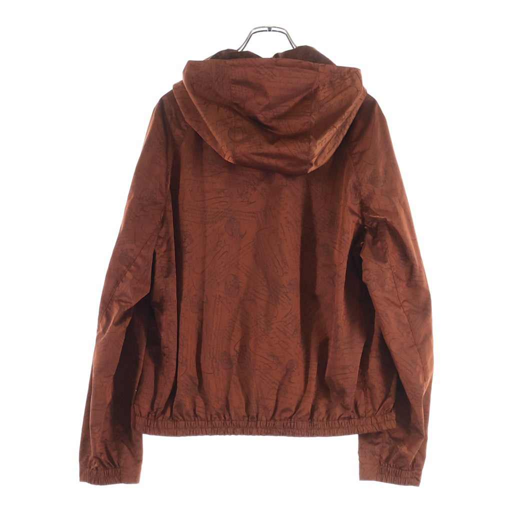 Berluti(ベルルッティ) B-Way スクリット ジップアップ フード付き ナイロンジャケット R27OBU100PAGV ブラウン