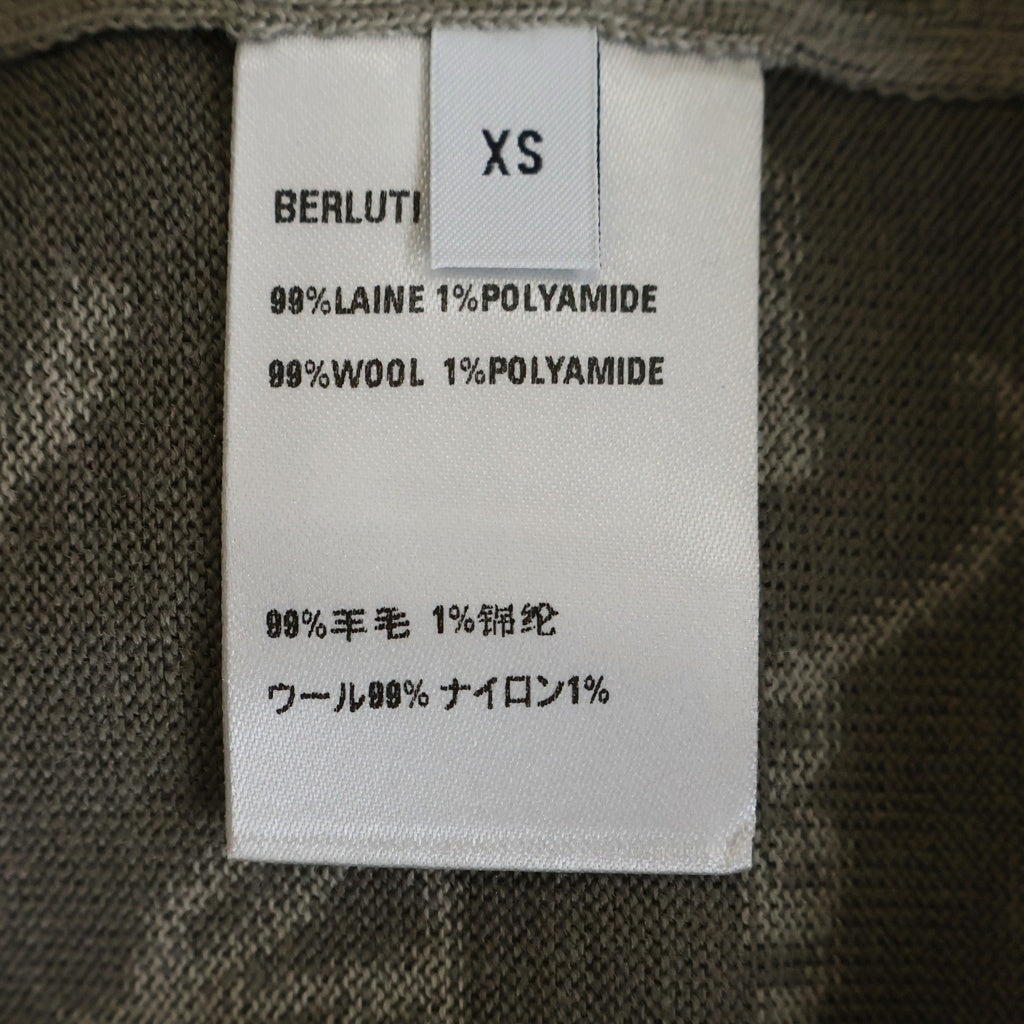 Berluti(ベルルッティ) スクリット クルーネック セーター R26KRL198YWBG グレー レディース