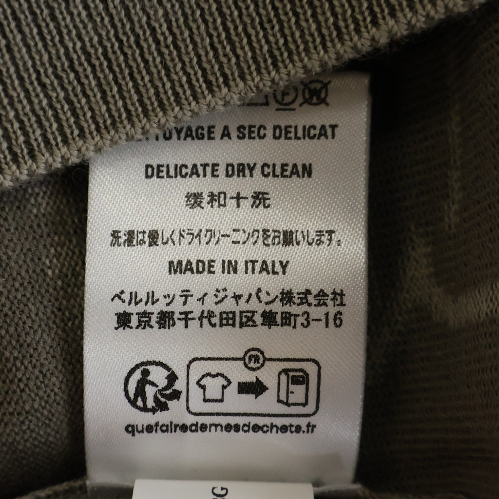 Berluti(ベルルッティ) スクリット クルーネック セーター R26KRL198YWBG グレー レディース