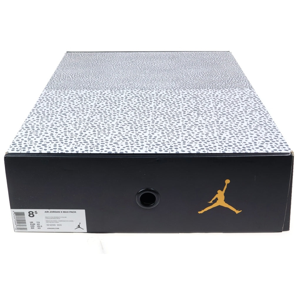 NIKE(ナイキ) ×ATMOS AIR JORDAN 3 RETRO & AIR MAX 1 ATMOS PACK 923098-900 エアジョーダン3 レトロ & エアマックス1 アトモスパック ローカットスニーカー US8.5/26.5cm