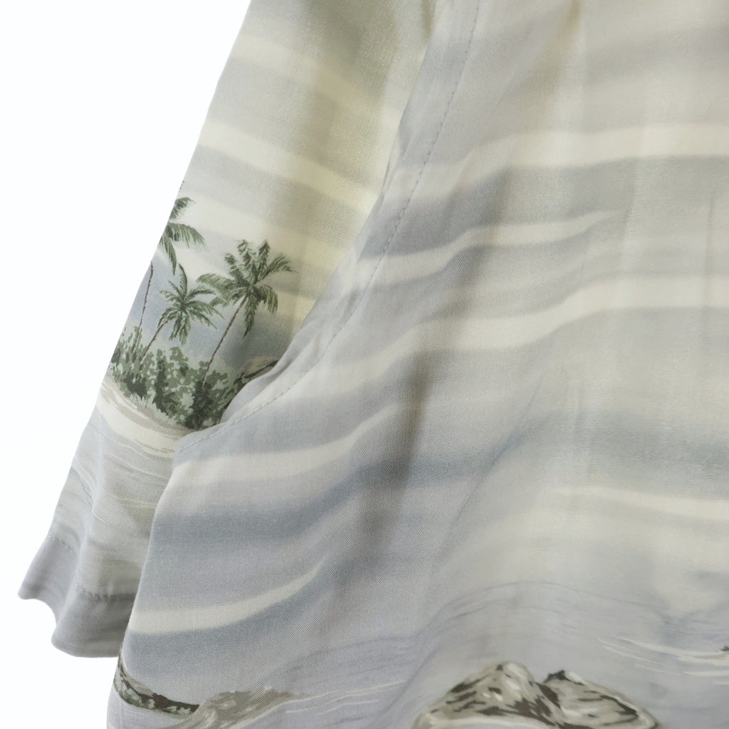 CELINE(セリーヌ) 24SS Hawaiian Shirt In Rayon ハワイアンシャツ 半袖シャツ 2C946158Y ホワイト