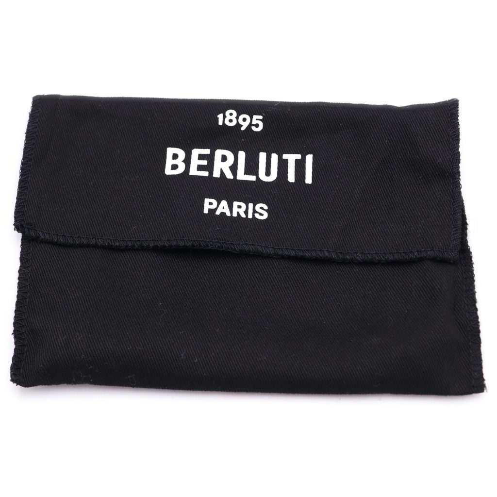 Berluti(ベルルッティ) マコレ トワルマルブフ 二つ折りレザーウォレット ブラウン