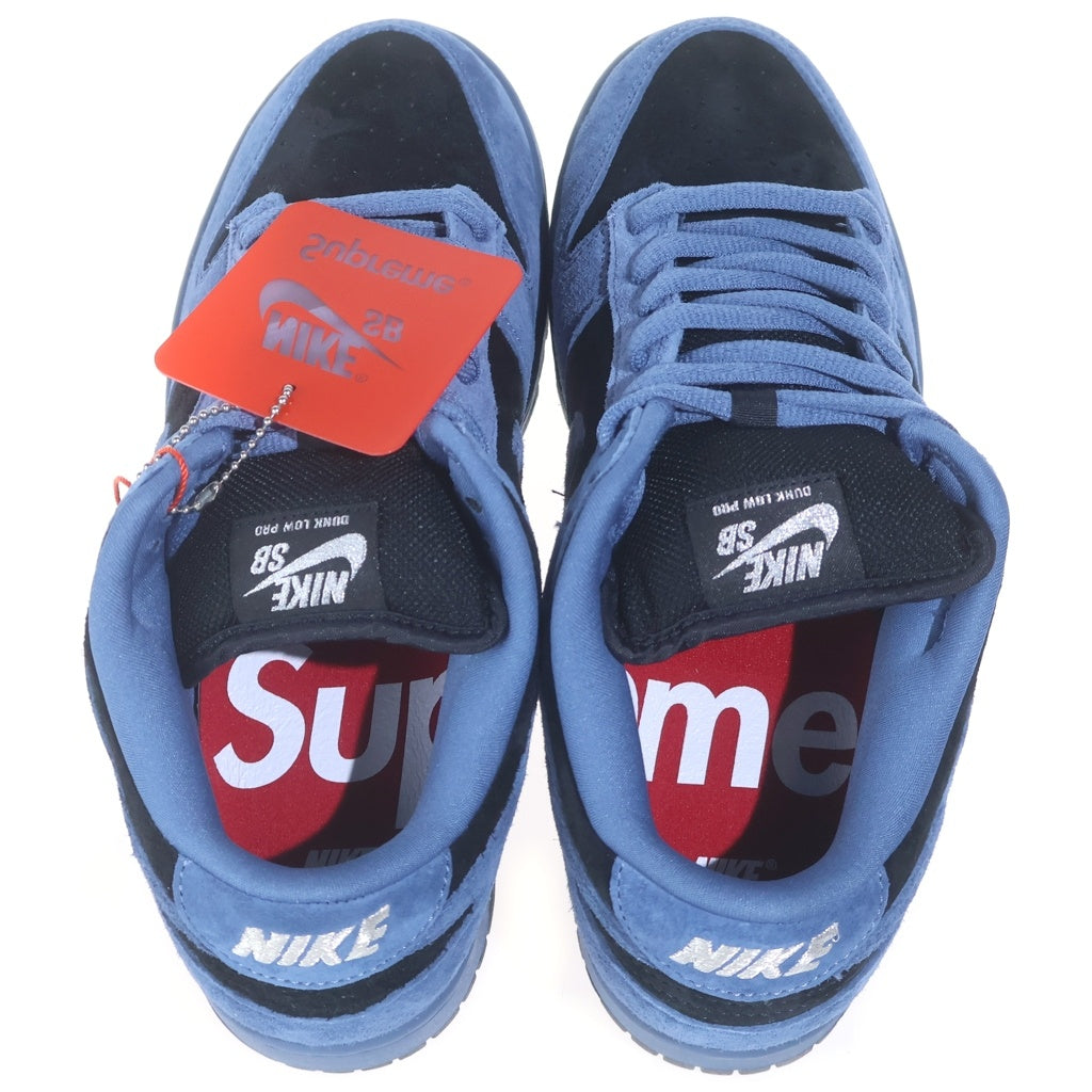 NIKE SB(ナイキエスビー) ×SUPREME DUNK LOW OCEAN FOG HQ8487-400 ダンクローオーシャンフォグ 北米限定 ローカットスニーカー US8.5/26.5cm ブルー