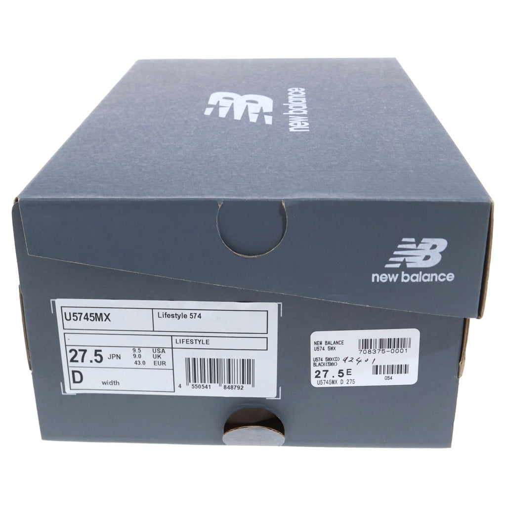 New Balance(ニューバランス) U5745MX ローカットスニーカー US9.5/27.5cm ブラック