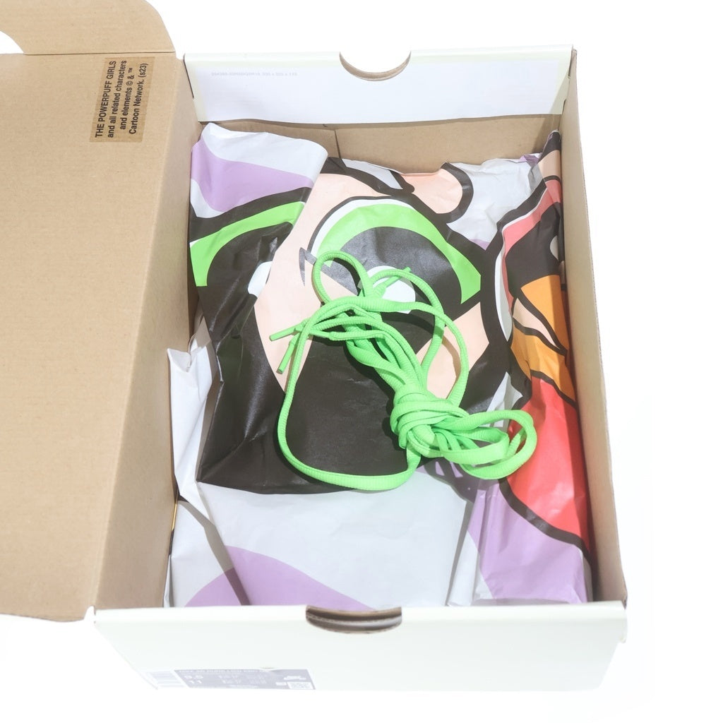 NIKE SB(ナイキエスビー) ×The Powerpuff Girls SB Dunk Low Pro QS Buttercup FZ8319-300 パワーパフガールズ ダンク ロウ バターカップ ローカットスニーカー グリーン US9.5/27.5cm
