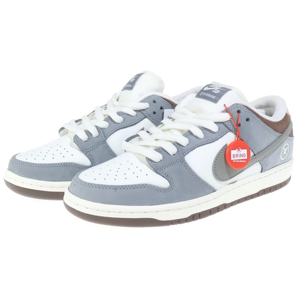 NIKE SB(ナイキエスビー) ×YUTO HORIGOME DUNK LOW PRO FQ1180-001 堀米 雄斗 ダンク プロ ローカットスニーカー グレー/ホワイト US9/27.0cm