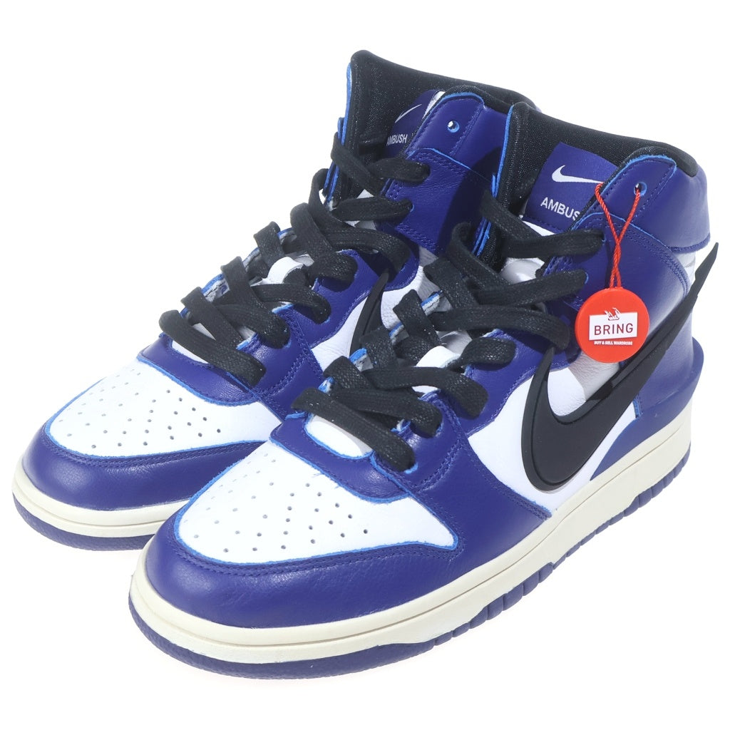NIKE(ナイキ) ×AMBUSH DUNK HIGH DEEP ROYAL CU7544-400 アンブッシュ ダンク ディープロイヤル ハイカットスニーカー ブルー/ホワイト US8.5/26.5cm