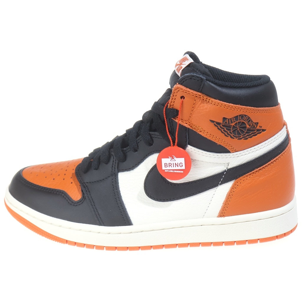 NIKE(ナイキ) AIR JORDAN 1 RETRO HIGH OG DZ5485-008 エアジョーダン 1 レトロ オージー ハイカットスニーカー オレンジ/ブラック/ホワイト US9/27.0cm