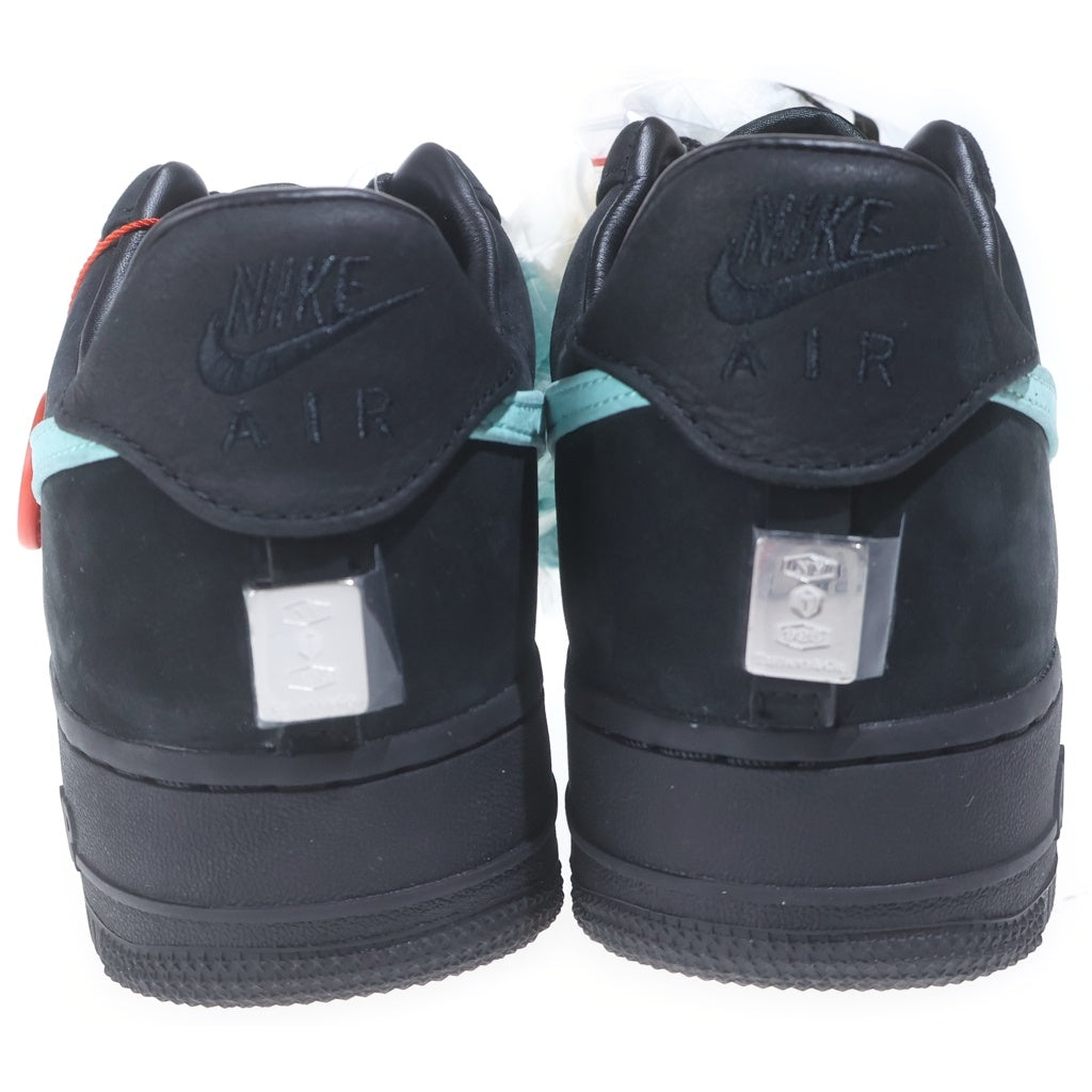 NIKE(ナイキ) ×TIFFANY&CO AIR FORCE 1 LOW 1837 BLACK DZ1382-001 ×ティファニー エアフォース1 ローカットスニーカー ブラック/ブルー US9/27.0cm