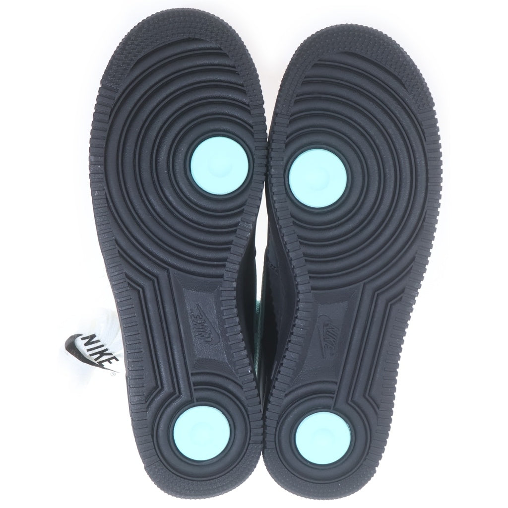 NIKE(ナイキ) ×TIFFANY&CO AIR FORCE 1 LOW 1837 BLACK DZ1382-001 ×ティファニー エアフォース1 ローカットスニーカー ブラック/ブルー US9/27.0cm