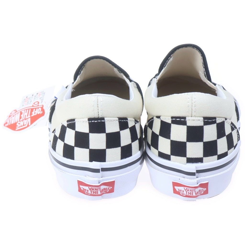 VANS(ヴァンズ) SLIP ON 50th 547756-0001 スリッポン 50周年記念モデル ローカットスニーカー US9H/27.5cm ホワイト/ブラック