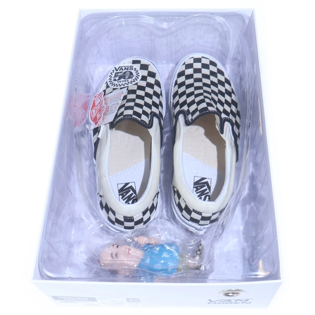 VANS(ヴァンズ) SLIP ON 50th 547756-0001 スリッポン 50周年記念モデル ローカットスニーカー US9H/27.5cm ホワイト/ブラック