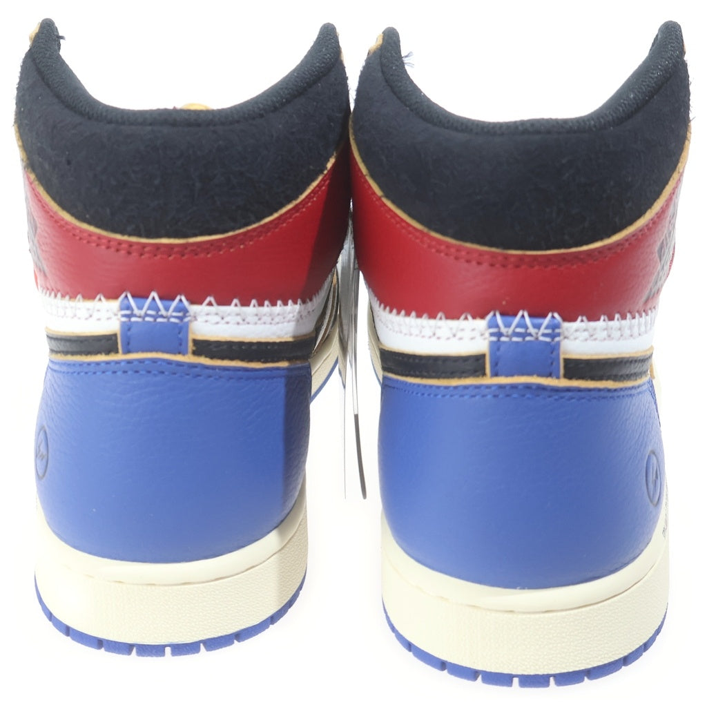 NIKE(ナイキ) ×FRAGMENTDESIGN ×UNION AIR JORDAN 1 HIGH OG IO7847-002 フラグメントデザイン ユニオン エアジョーダン 1 ハイカットスニーカー US9.5/27.5cm マルチ