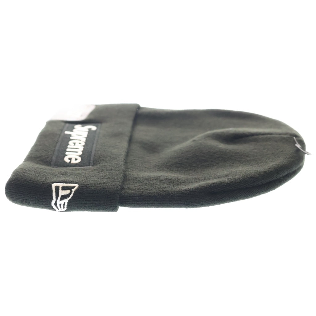 SUPREME(シュプリーム) 25AW xNEW ERA Box Logo Beanie ニューエラ ボックスロゴビーニー ニット帽 ブラック