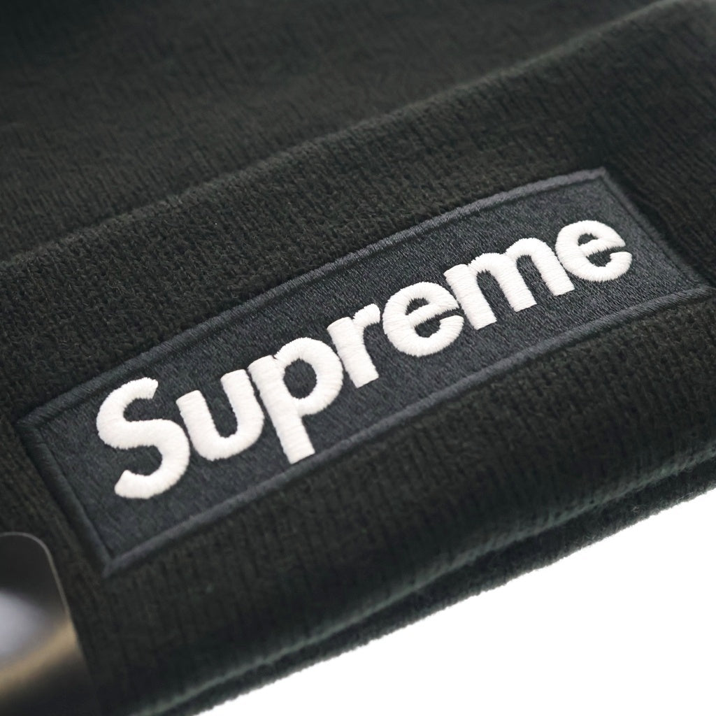 SUPREME(シュプリーム) 25AW xNEW ERA Box Logo Beanie ニューエラ ボックスロゴビーニー ニット帽 ブラック