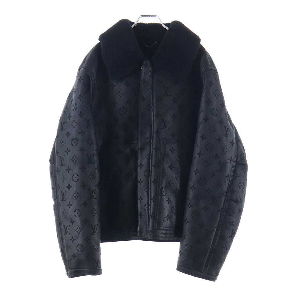 LOUIS VUITTON(ルイヴィトン) Monogram Leather Sherpa Jacket