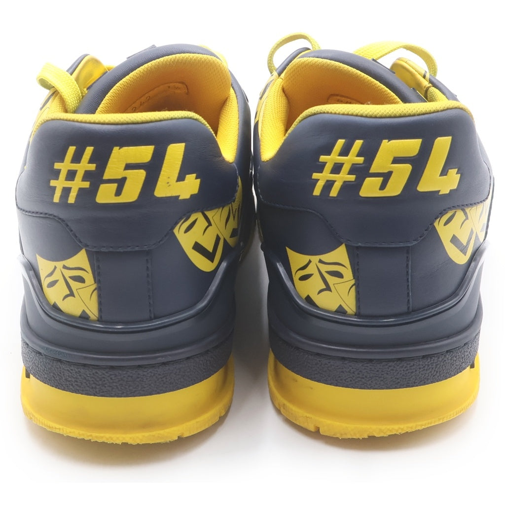 LOUIS VUITTON(ルイヴィトン) LV Trainer LVトレイナー ローカットスニーカー 1AA77F ネイビー/イエロー