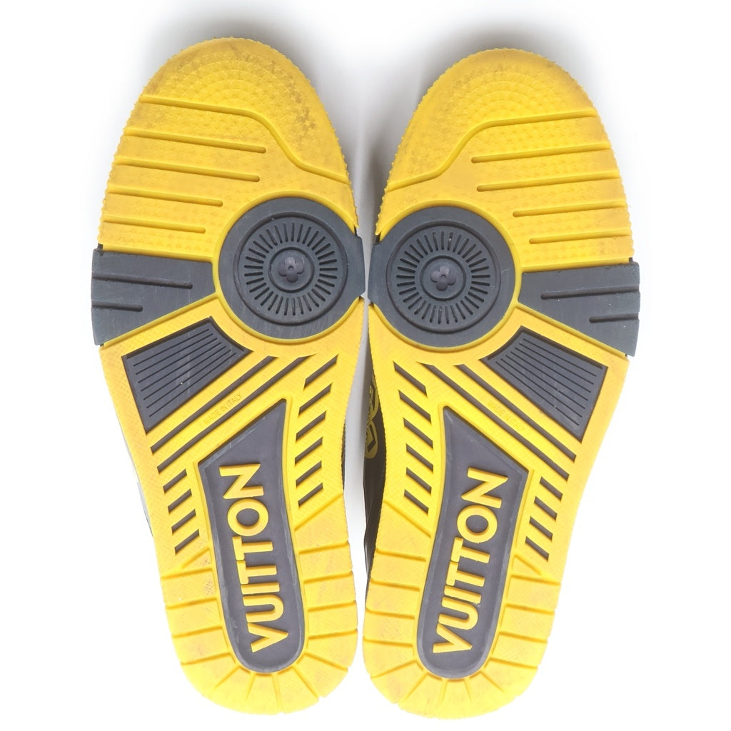LOUIS VUITTON(ルイヴィトン) LV Trainer LVトレイナー ローカットスニーカー 1AA77F ネイビー/イエロー