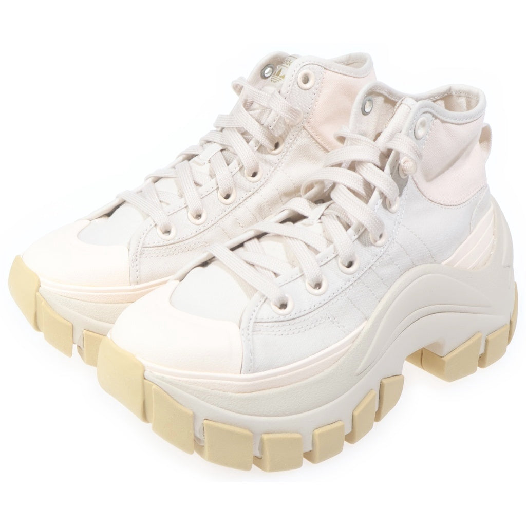 adidas(アディダス) Nizza HI XY22 GX9042 ニッツァ ハイカットスニーカー US5/23.0cm ベージュ レディース
