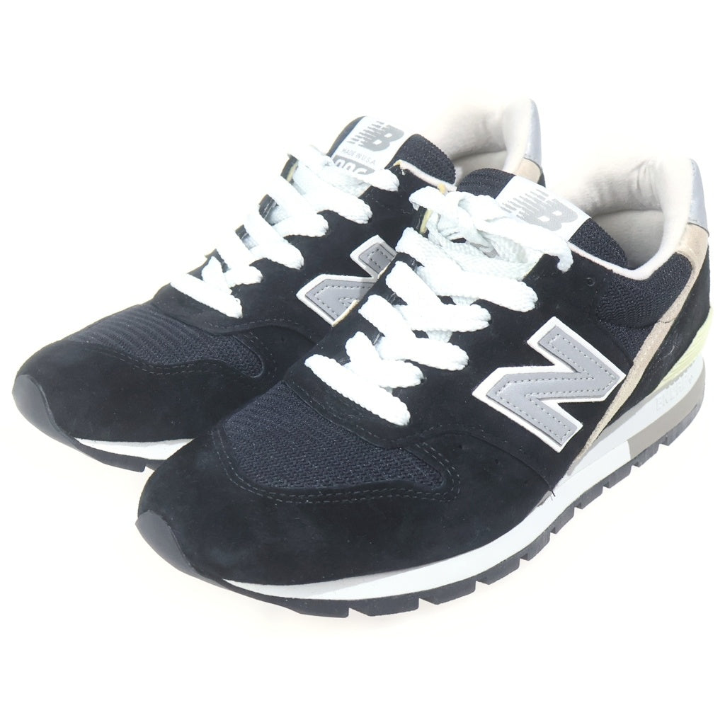 New Balance(ニューバランス) U996BL スエード ローカットスニーカー US7/25.0cm ブラック レディース