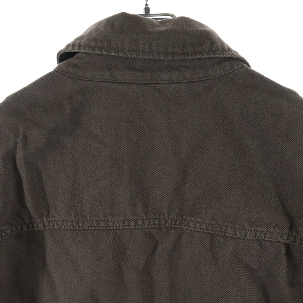 STONE ISLAND(ストーンアイランド) LIGHT BULL DENIM-TC ライトブルー デニム コーチジャケット 4100002 ブラウン