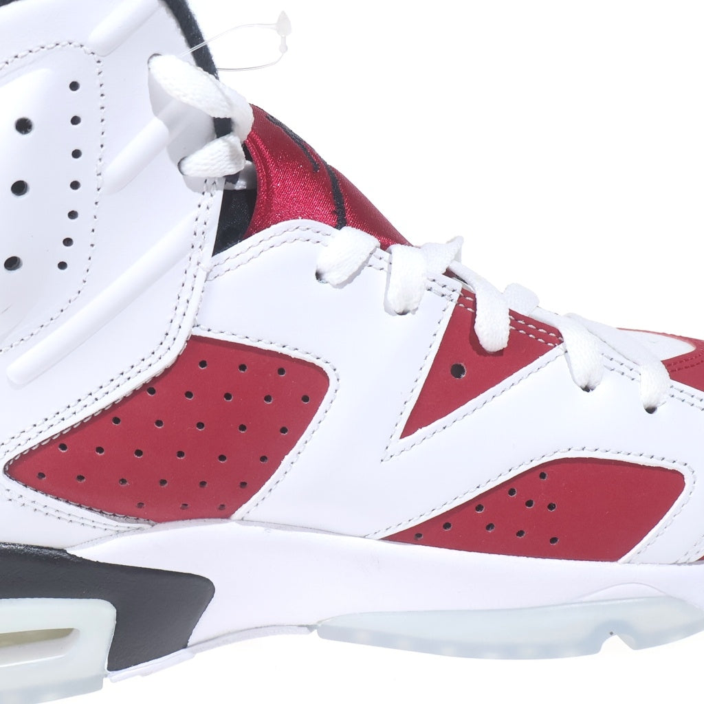 NIKE(ナイキ) AIR JORDAN 6 RETRO CARMINE CT8529-106 エアジョーダン6 カーマイン ハイカットスニーカー US11/29.0cm ホワイト/レッド