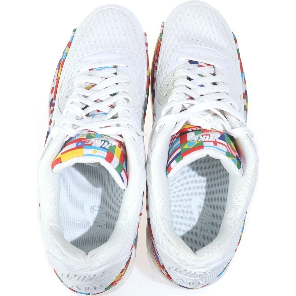 NIKE(ナイキ) AIR MAX 90 NIC QS INTERNATIONAL FLAG PACK AO5119-100 エアマックス90インターナショナル ローカットスニーカーシューズ マルチカラー US11/29cm ホワイト