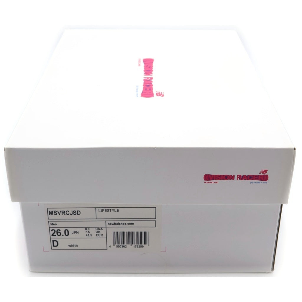 New Balance(ニューバランス) ×Jaden Smith Vision Racer MSVRCJSD ジェイデン・スミス ビジョンレーサー ローカットスニーカー US8/26.0cm グレー