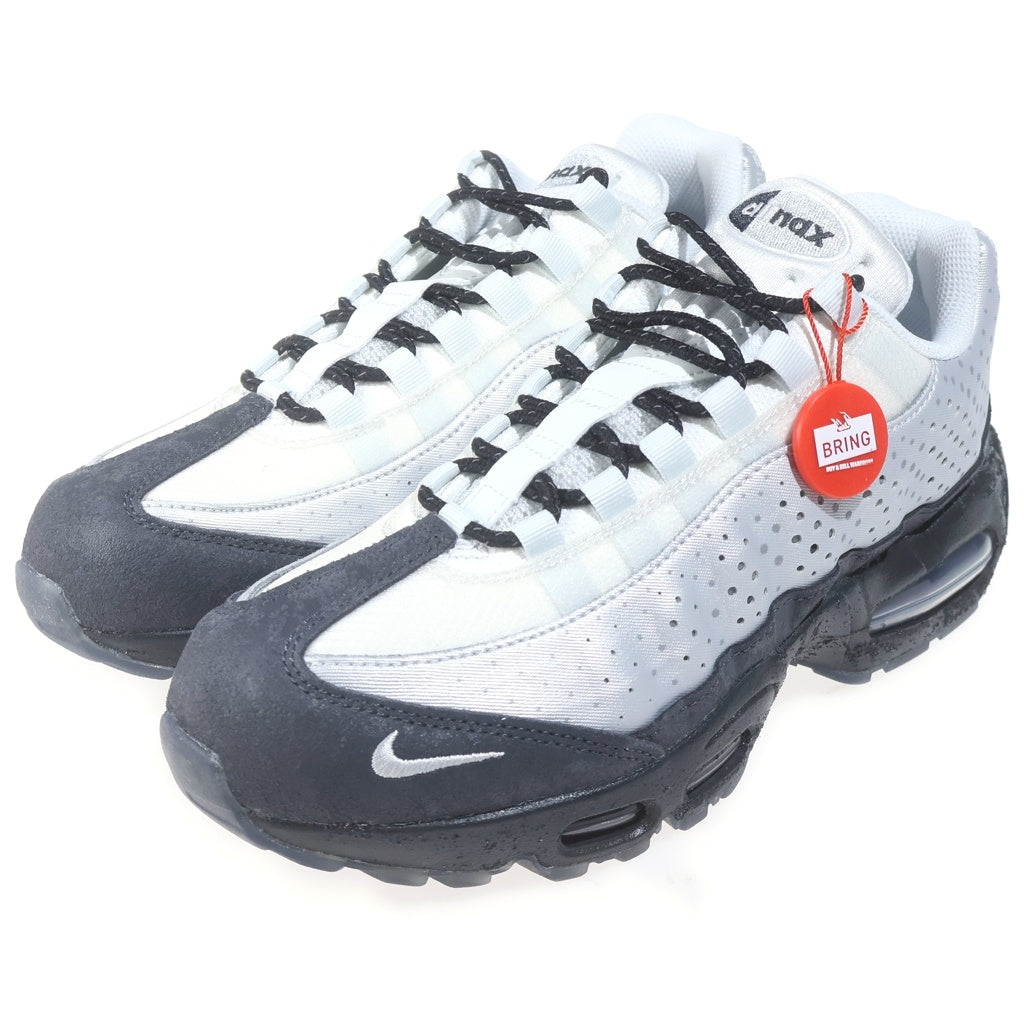 NIKE(ナイキ) AIR MAX 95 BIG BUBBLE SE PHOTON DUST IQ3363-025 エア マックス 95 ビッグ バブル フォトンダスト サファイア ローカットスニーカー ホワイト US8/26.0cm