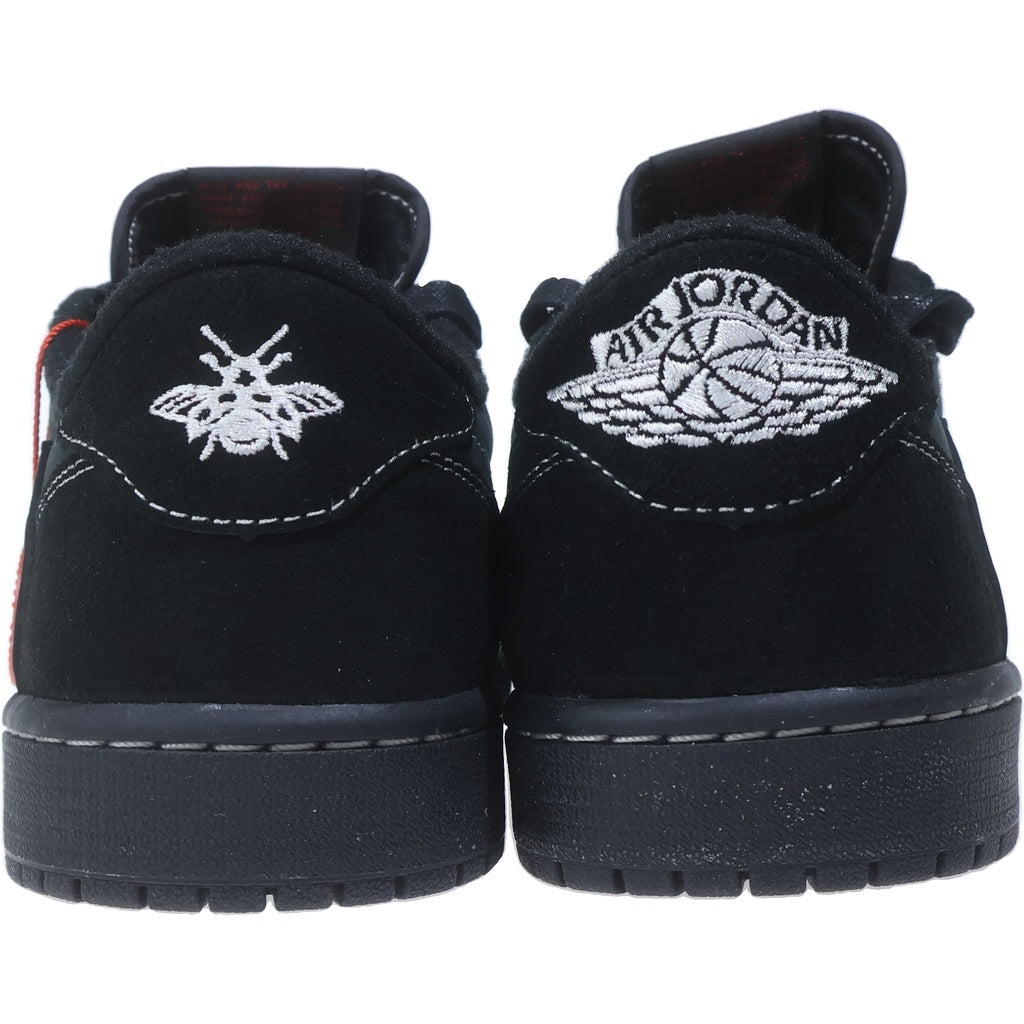 NIKE(ナイキ) ×TRAVIS SCOTT AIR JORDAN 1 LOW OG SP BLACK PHANTOM DM7866-001 エアジョーダン1 ブラックファントム ローカットスニーカー US10/28.0cm ブラック